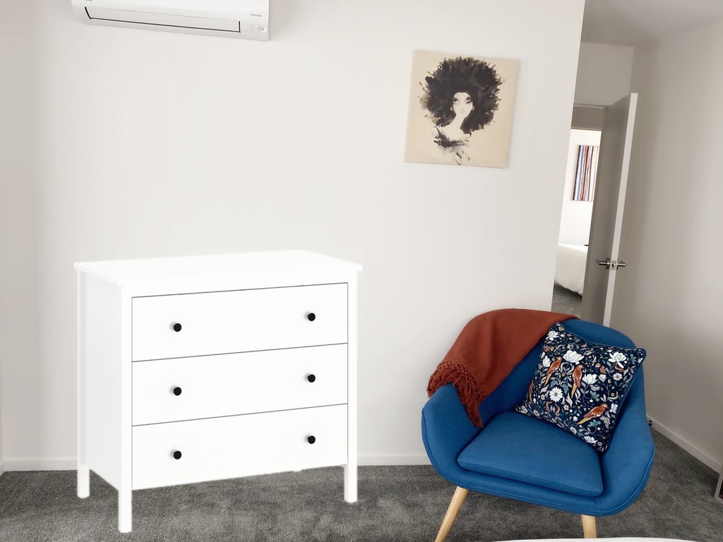 Koppang 3 drawer chest white discount